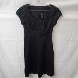 Women's Black The Limited Short Sleeve Midi Dress Size 4