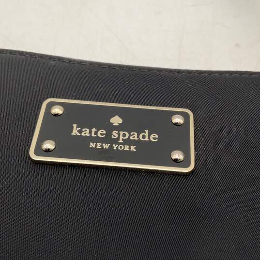 Kate Spade Womens Black Leather Top Handle Inner Pocket Tote Bag Purse image number 4