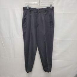 Philippe Adec Paris WM's Gray Cotton Pleated Pants Size S alternative image