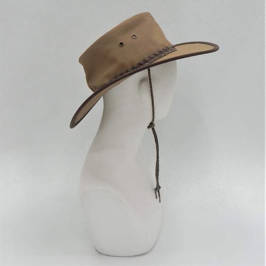 Vintage Barmah Squashy Leather Kangaroo Hat image number 2