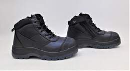 ROCKROOSTER Crisson Men's 6 inch Steel Toe Black Work Boots Anti Static Size 7.5 alternative image