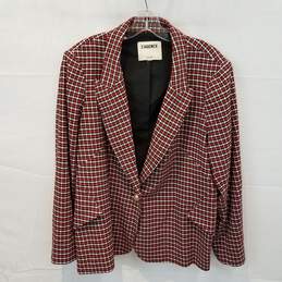 L'Agence Button Long Sleeve Blazer Jacket Adult Size 28x23in