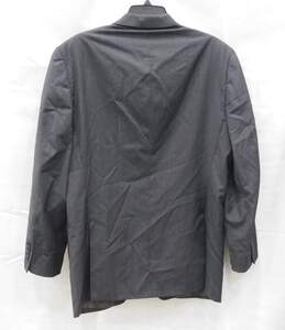 Calvin Klein Dark Grey/Light Grey Vertical Striped Suit Jacket Size 40R alternative image