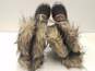 SOREL Joan Of Arctic Brown Rubber Suede Rain Snow Boots Women's Size 7 M image number 8