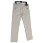 Mens White Denim Light Wash 5-Pocket Design Skinny Leg Jeans Size 32 image number 2