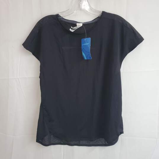 Brooks Black Mirage Sleeveless Shirt NWT Women's Size M image number 1