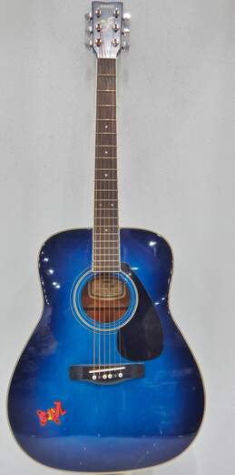 Yamaha Brand FG-422 OBB Blue Acoustic Guitar w/ Hard Case