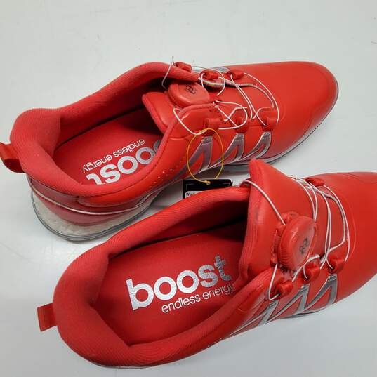 Adidas Womens Golf Adipower Boost Red Sneakers Size 9.5 image number 3