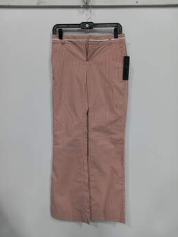 Marc Jacobs Flush Pink Women's White And Pink Striped Pants Size 0 NWT