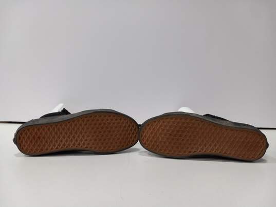 Vans Unisex Black High Top Skateboard Shoes Size Men's 9.5 Women's 11 image number 4