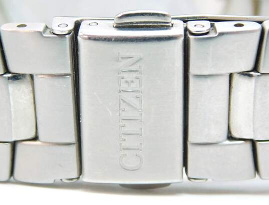 Citizen Eco Drive 9N1444 Calendar Stainless Steel Watch 101.4g image number 7