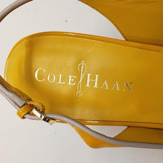 Cole Haan Women's Air Margot Bow SGII Yellow Patent Leather Size 6 image number 7