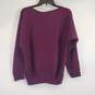 New York & CO Women Purple Sweater L NWT image number 2