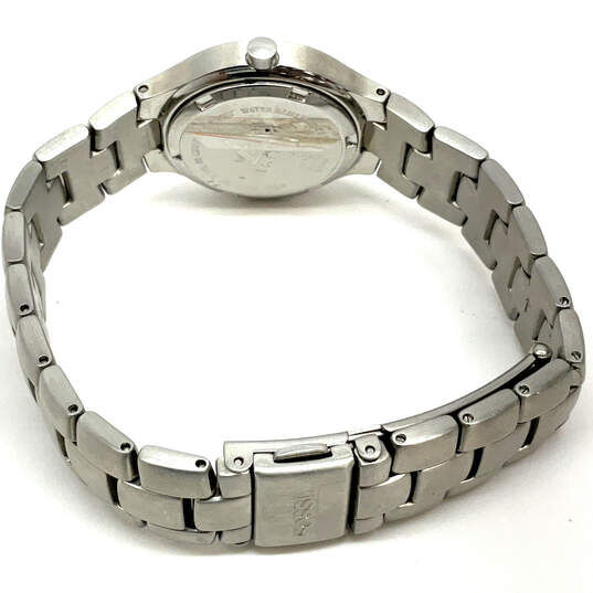 Designer Fossil FS2715 Silver-Tone Chain Strap Analog Quartz Wristwatch image number 3