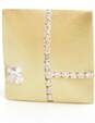 18K Yellow Gold 0.67 CTTW Princess & Round Cut Diamond Single Omega Back Earring 7.0g image number 3