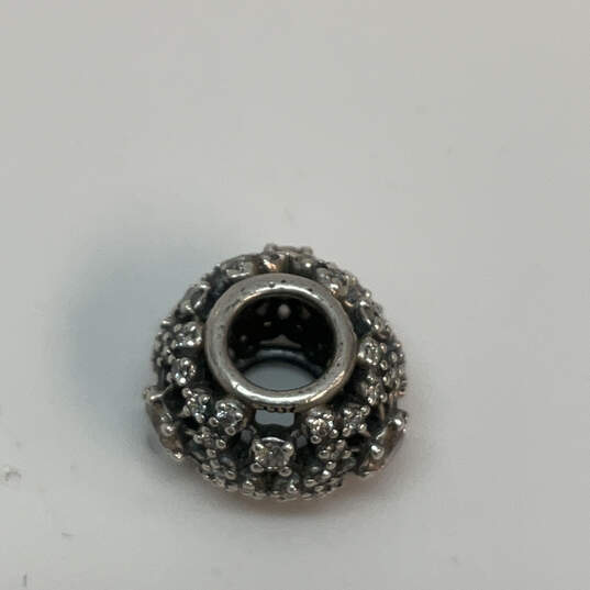 Designer Pandora S925 ALE Sterling Silver Cubic Zirconia Stone Beaded Charm image number 3