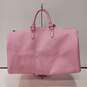 Truly Beauty Pink Vegan Leather Travel Duffle Bag image number 2