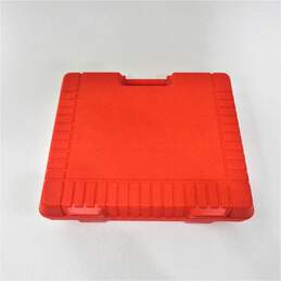 Vintage Lego 1985 Red Plastic Storage Carrying Case Box Bin alternative image