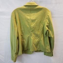 Talbots Petites Green Button Sweater Jacket Women's Size M alternative image