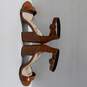 IOB Qupid Francesca's Womens Lake-01 Brown Leather Ankle Strap Sandals Size 8 image number 3