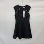 Badgley Mischika Black Sleeveless Fit & Flare Midi Dress WM Size S NWT image number 1