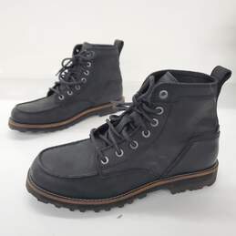 KEEN Men's The 59 Moc Toe Black Leather Boots Size 8