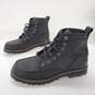 KEEN Men's The 59 Moc Toe Black Leather Boots Size 8 image number 1