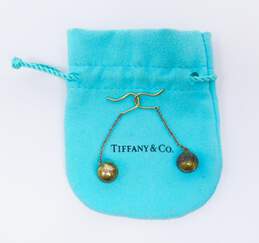 Tiffany & Co 925 Sterling Silver Hardwear Ball Drop Earrings