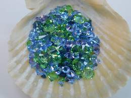 Designer Swarovski Blue Green Variety Color & Size Loose Crystals 59.2g alternative image