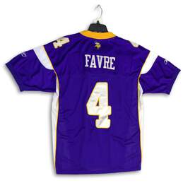 NWT Mens Purple Minnesota Vikings Brett Favre #4 NFL Football Jersey Size 52 alternative image
