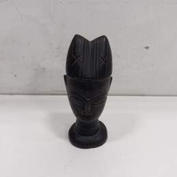 Carved Wooden Bust From Ghana