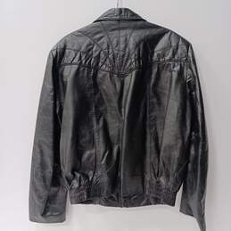 Wilson Women's Black Leather Jacket Size 42 alternative image