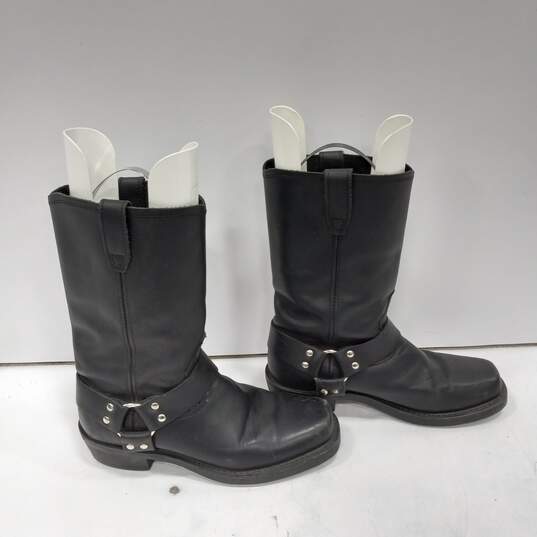Dingo Field and Stream Waterproof Black Leather Boots Size 10EW image number 2