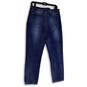 Womens Blue Denim Medium Wash Pockets Stretch Straight Leg Jeans Size 10 image number 2