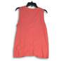 Talbots Womens Pink V-Neck Sleeveless Pullover Blouse Top Size Medium image number 2