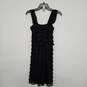 Black Ruffle Layered Sleeveless Dress image number 2
