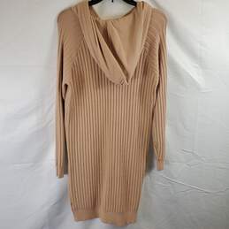 Anthropologie Women Brown Sweater Midi Dress Sz M NWT alternative image