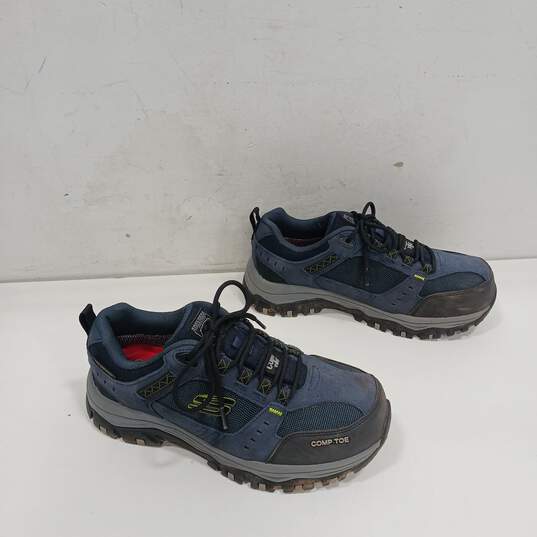 Skechers Work Comp Toe Wide Fit Waterproof Work Boots Size 7 image number 2