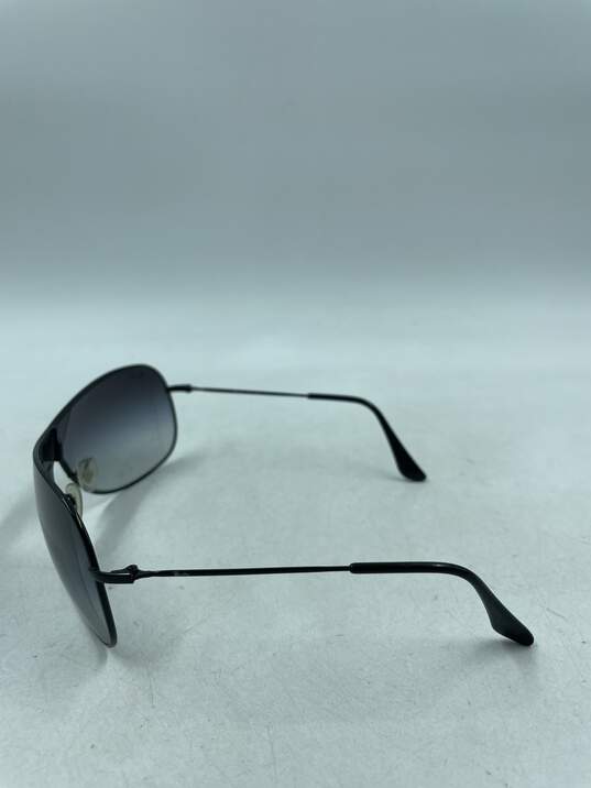 Ray-Ban Black Large Shield Sunglasses image number 4