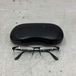 Ray Ban Mens RB6362 Black Semi Rim Prescription Reading Glasses Frame With Case