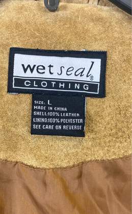 Wet Seal Brown Suede Blazer - Size Large alternative image