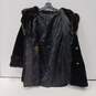 Women's Black & Brown Borgazia Russel Taylor Faux Fur Coat ( Size Not Marked ) image number 1
