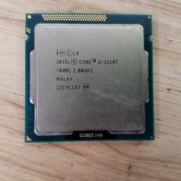 Core i3-3220T 2.80GHz Dual Core Socket LGA1155 3MB Desktop CPU Processor SR0RE - Untested
