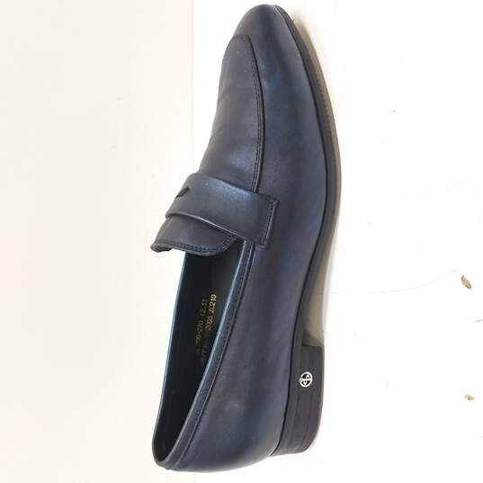 OPP Walking Time Navy Blue Leather Loafers Men's Size ? image number 1
