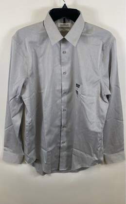 Calvin Klein Gray Long Sleeve - Size 15 1/2 NWT
