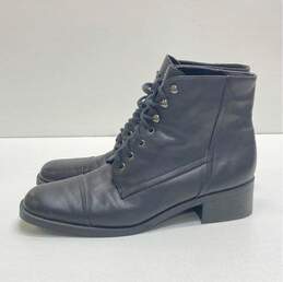 St John Bay's Black Leather Boots Women 8 alternative image