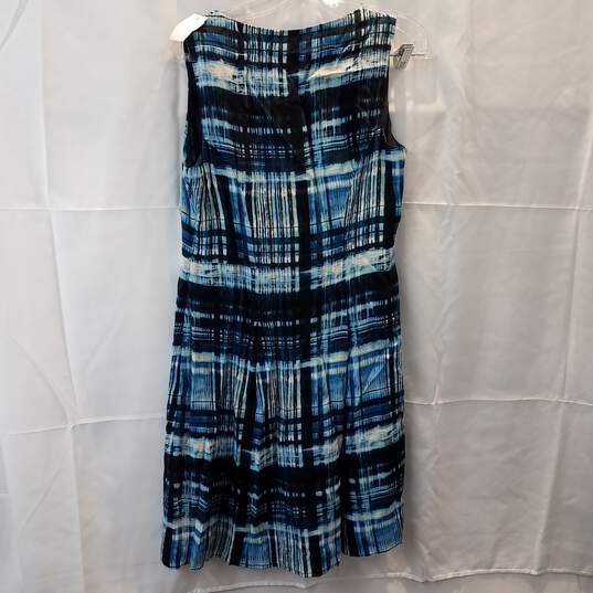 Pendleton Women's Laura Blue Tie Dye Pattern Sleeveless Summer Dress Size 4P image number 2