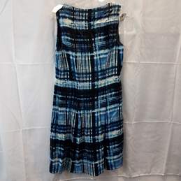 Pendleton Women's Laura Blue Tie Dye Pattern Sleeveless Summer Dress Size 4P alternative image
