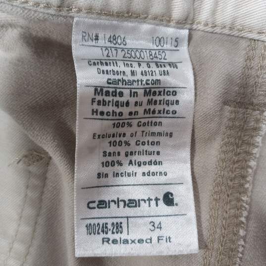 Men’s Carhartt Relaxed Fit Cargo Shorts Sz 34 image number 3