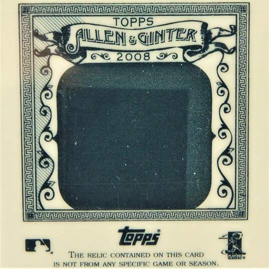 2008 Jermaine Dye Topps Allen & Ginter Framed Mini-Relics Chicago White Sox image number 4